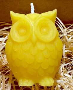 Pure Beeswax Owl Candle Harry Potter Halloween Animal Candles