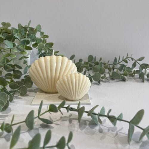 Shell Candle Soy Wax Scented Vegan Home Decor Candles