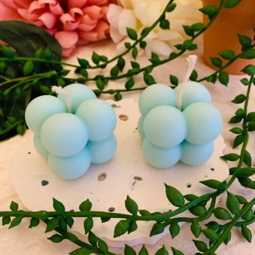 Mini Bubble Scented Soy Wax Home Decor Candles