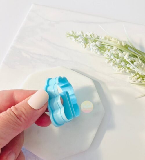 Scalloped U Shape Clay Cutter, Scalloped Stud, Clay Mold Set, Fan Shape, Arch Shape Pendant, Cookie Cutter, 3D Polymer Clay Cutter Set