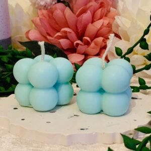 Mini Bubble Scented Soy Wax Home Decor Candles