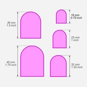 Arch polymer clay cutters - Polymer clay tools - 3d printed polymer clay cutters