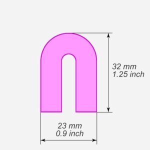 U-shape (magnet) polymer clay cutters - Polymer clay tools - 3d printed polymer clay cutters
