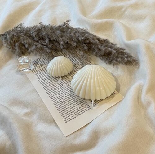 Shell Candle Soy Wax Scented Vegan Home Decor Candles