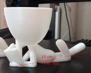 Reading people plant pot - Lying person - Indoor planter - Flower pot for cactus and succulent