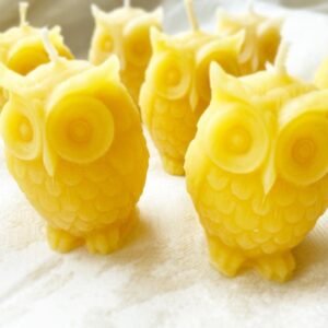 Pure Beeswax Owl Candle Harry Potter Halloween Animal Candles