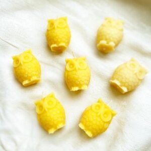 Pure Beeswax Owl Candle Harry Potter Halloween Animal Candles