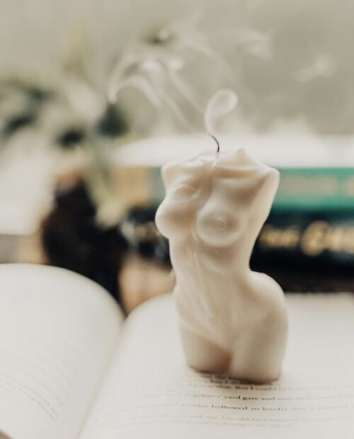 Female Body Torso Candle | Goddess Candle | Bust Candle | Soy Wax Candle | Hand Poured