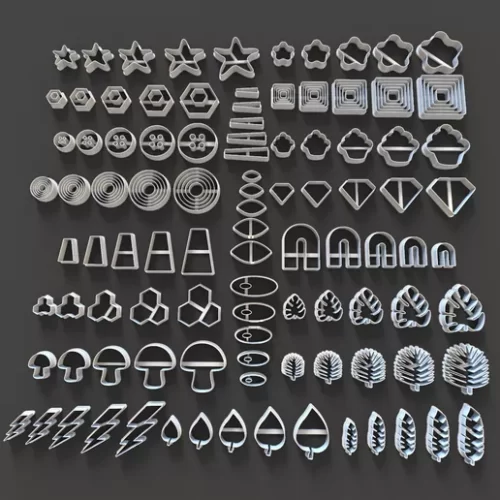 Polymer Clay Cutter Jewelry Making Tools Set of 20 with 6 size options