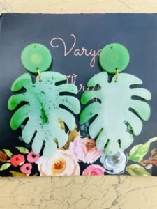 Monstera Earrings