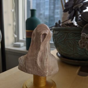 Head Bust Of Beautiful Veiled Lady Roman Sculpture Museum Replica