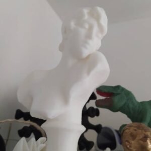 Sappho's Head Bust Greek Sculpture Museum Replica 3D Printed