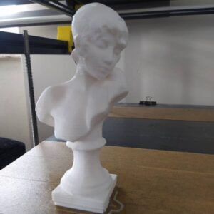 Sappho's Head Bust Greek Sculpture Museum Replica 3D Printed