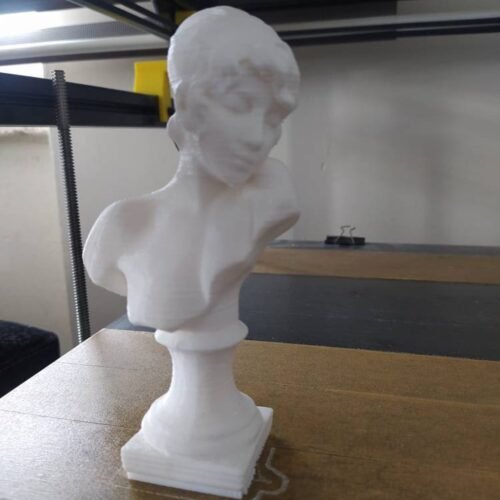 Sappho's Head Bust Greek Sculpture Museum Replica 3D Printed
