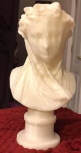 Veiled Lady Biblical Figure Greek Goddess Sculpture 3d printed Replica