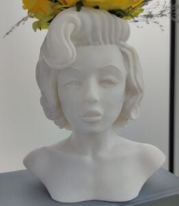 Marilyn Monroe Pot 3D Printed