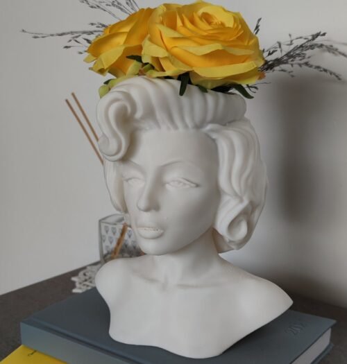 Marilyn Monroe Pot 3D Printed