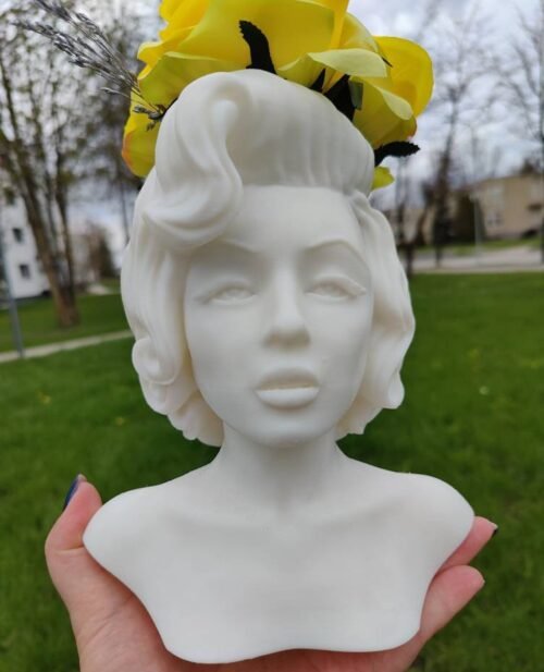 Marilyn Monroe Pot 3D Printed