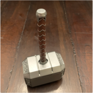 Thor hammer Mjonir pen with Holder from Avengers Ragnarok Odin Vikings Thor's Cosplay Replica