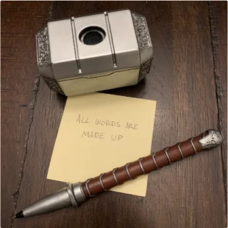 Thor hammer Mjonir pen with Holder from Avengers Ragnarok Odin Vikings Thor's Cosplay Replica