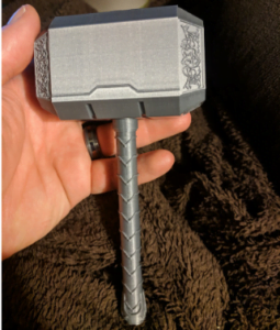 Thor hammer Mjonir pen with Holder from Avengers Ragnarok Odin Vikings Thor's Cosplay Replica