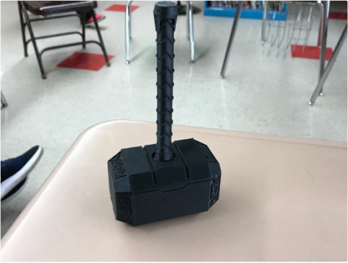 Thor hammer Mjonir pen with Holder from Avengers Ragnarok Odin Vikings Thor's Cosplay Replica