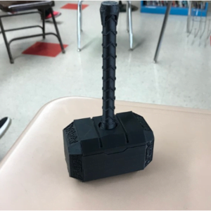 Thor hammer Mjonir pen with Holder from Avengers Ragnarok Odin Vikings Thor's Cosplay Replica