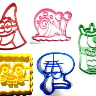 Spongebob cookie cutters Set 3D Printed Fondant Cutter
