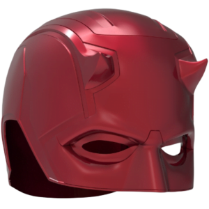 Dare Devil Cosplay Mask Raw 3D Print Series Accurate
