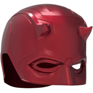 Dare Devil Cosplay Mask Raw 3D Print Series Accurate