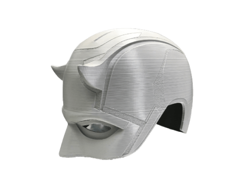 Dare Devil Cosplay Mask Raw 3D Print Series Accurate