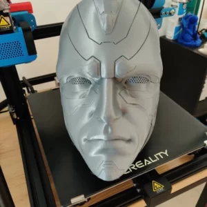 Marvel Vision Cosplay Mask, Display Piece Head Costume