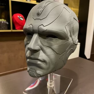 Marvel Vision Cosplay Mask, Display Piece Head Costume