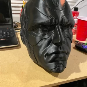 Marvel Vision Cosplay Mask, Display Piece Head Costume