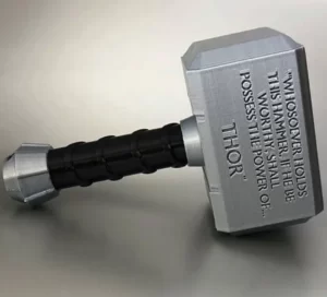 Thor's Hammer Baby Mjolnir Rattle Toy 3D Printed