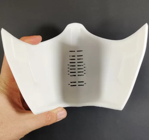 Bucky Barnes Winter Soldier Cosplay Face Mask Helmet (White)