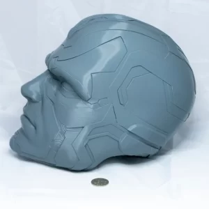 Marvel Vision Cosplay Mask, Display Piece Head Costume