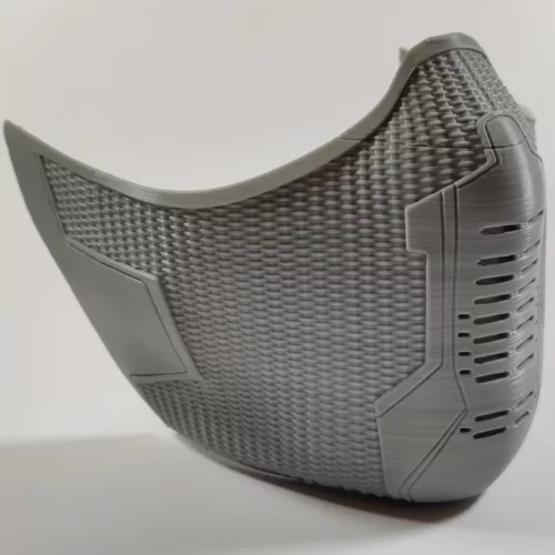 Bucky Barnes Winter Soldier Cosplay Face Mask / Helmet (Grey)