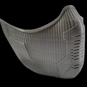 Bucky Barnes Winter Soldier Cosplay Face Mask / Helmet (Grey)