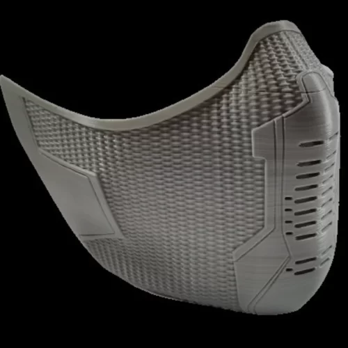 Bucky Barnes Winter Soldier Cosplay Face Mask / Helmet (Grey)
