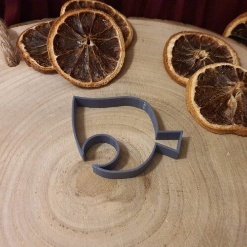 Animal Crossing Leaf, Balloon Gift, and Bell Bag Set Cookie, fondant or clay cutter