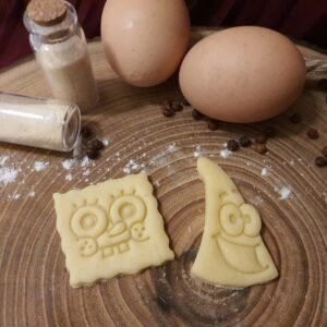 Cookie Cutter Set Sponge Bob Square Pants and Patrick Star Look-Alike