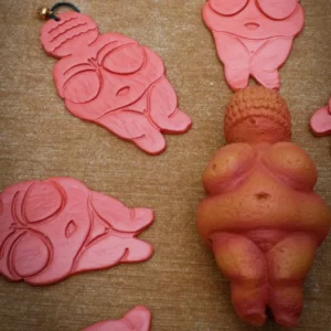 Venus von Willendorf Beautiful Goddess of Earth Figurine Cookie, Clay, Jewelry Making, Fondant Cutter