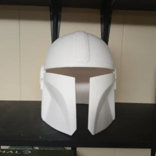 DIY Mandalorian Screen Accurate Helmet RAW 3D printed (Cosplay or Display)