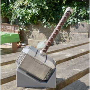 Thor hammer Mjonir pen with Holder from Avengers Ragnarok Odin Vikings Thor's Cosplay Replica