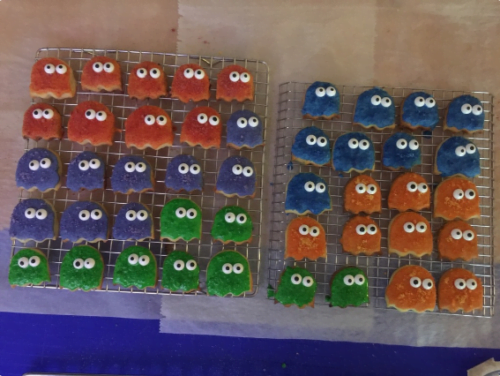 Pacman and Ghost Set Cookie Cutter