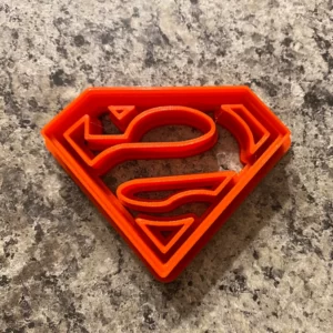 DC Super Hero cookies Superman Cookie Cutter Set of 2