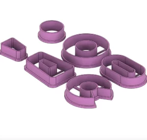 Power Set Polymer Clay Cutter for Earrings