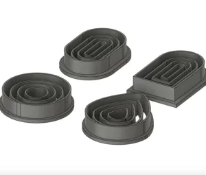 Power Set 2 Polymer Clay Cutter for Earrings