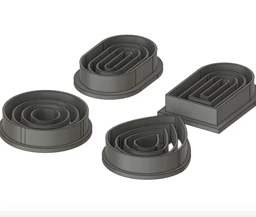 Power Set 2 Polymer Clay Cutter for Earrings